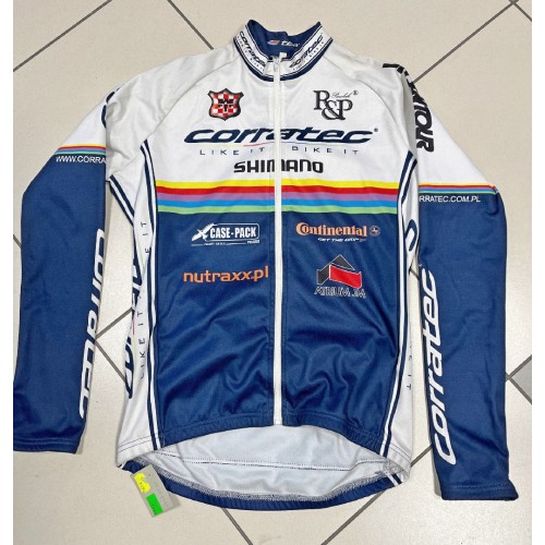ODZ_CORR_BLUZA-TEAM - Bluza kolarska Corratec, zamek kostkowy, długi rękaw