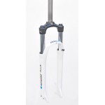 SF9-XCT9-H-D-W - XCT 29" skok 100mm 1-1/8" 25cm AHEAD, blokada na goleni, dysk, sprężyna, biały