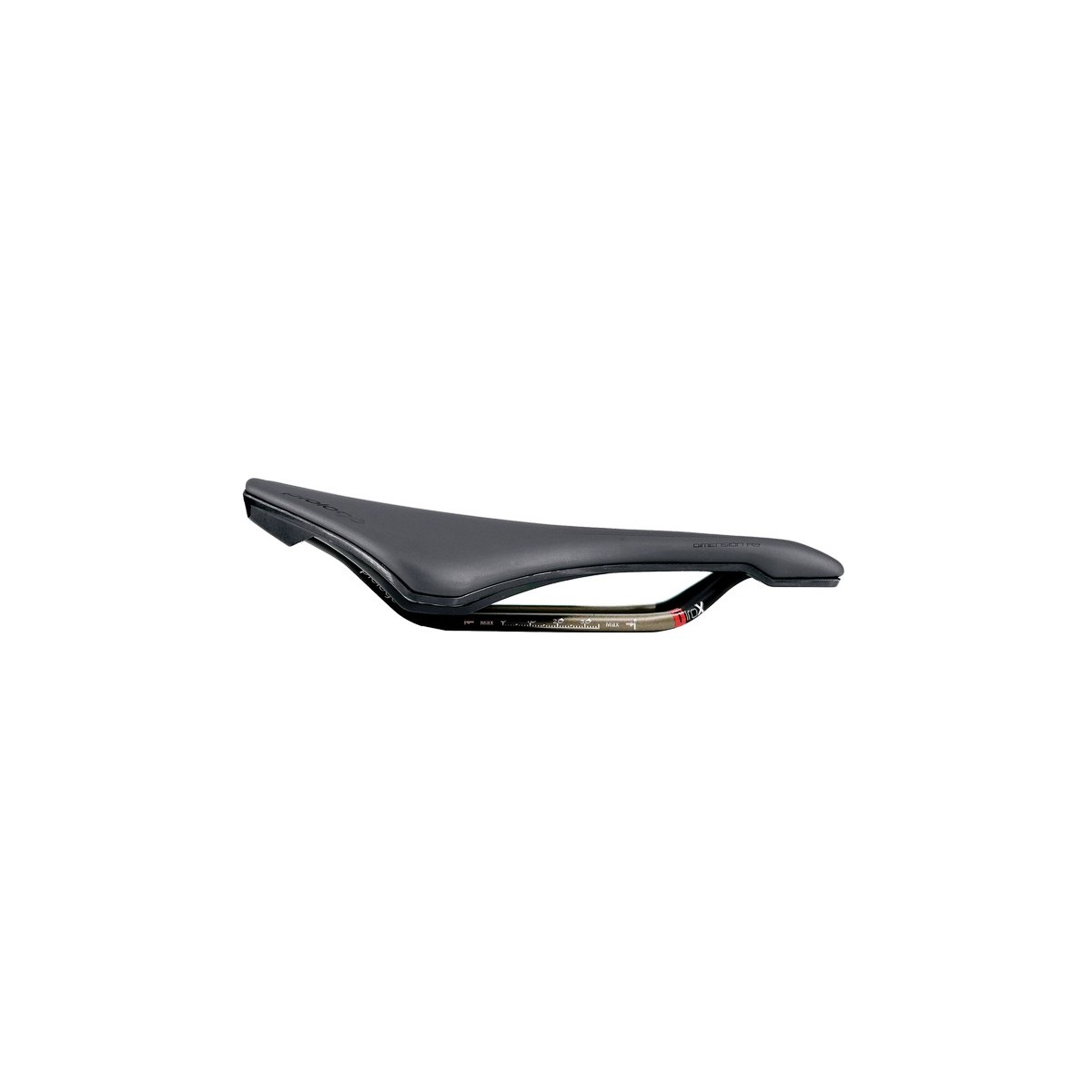 PR-DIMETN3AB24-AM - Siodło PROLOGO DIMENSION R2 TIROX (pręty: lekki stop metalu, 7mm) 143x245mm, 171g, czarne