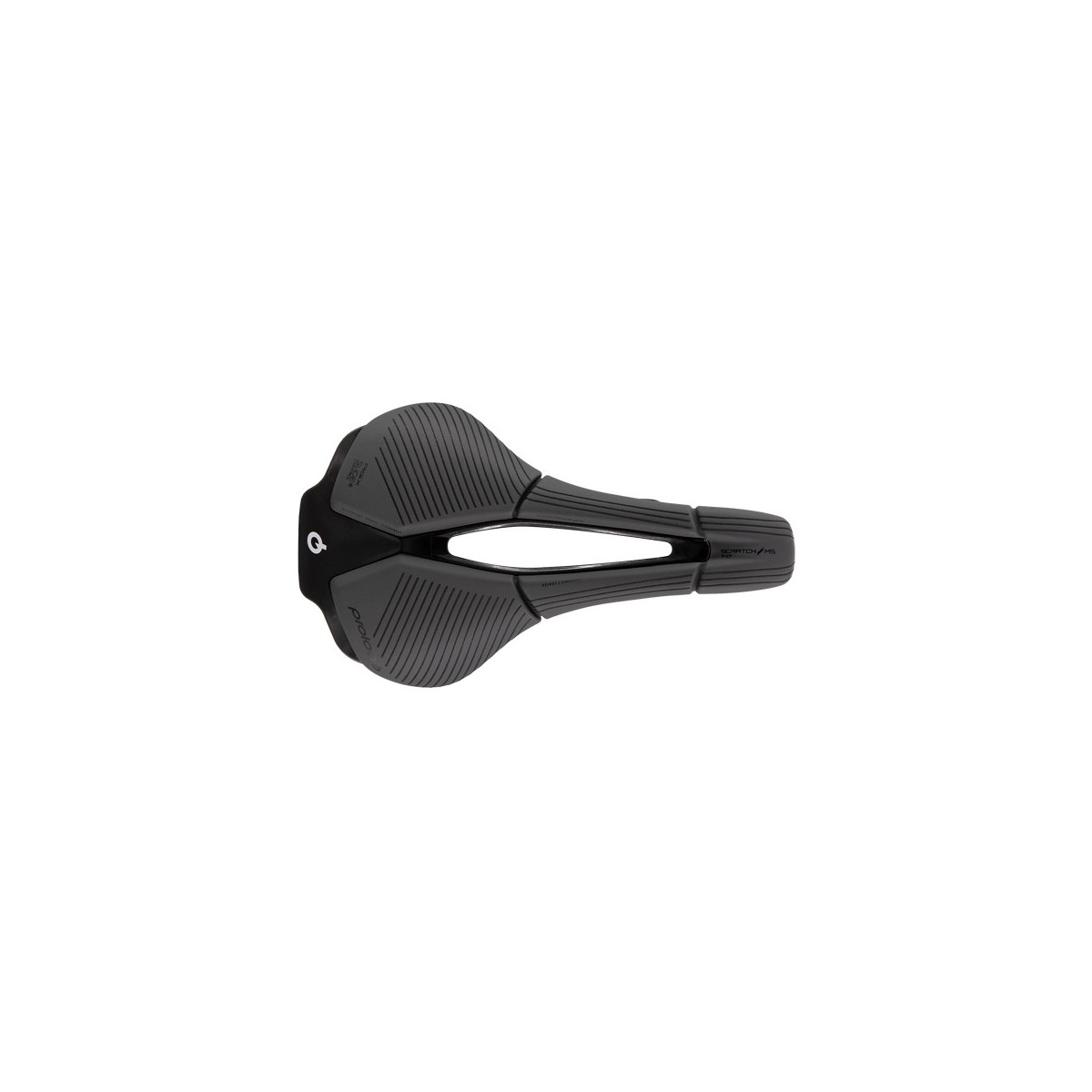 PR-SCPXNA7ABX5-AM - Siodło PROLOGO SCRATCH-M5 PAS AGX "SLIDE CONTROL" NACK (pręty: karbon, 7x9,3) 147x250mm, 170g, czarne
