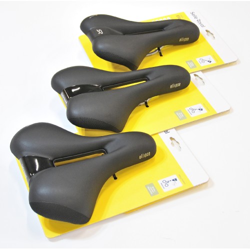 76-81B000 - Zestaw 3 siodeł żelowych ELLIPSE unisex, athletic, moderate, relaxed