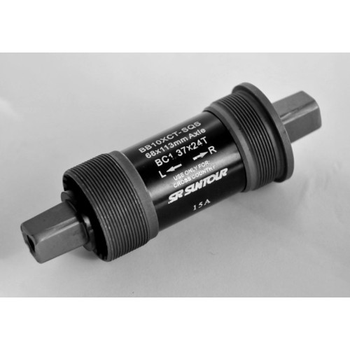 BB10-XCT-SQS-113-CBT - Oś suportu XCT SUNTOUR dł.113mm mufa.68mm z srubami M8x22mm