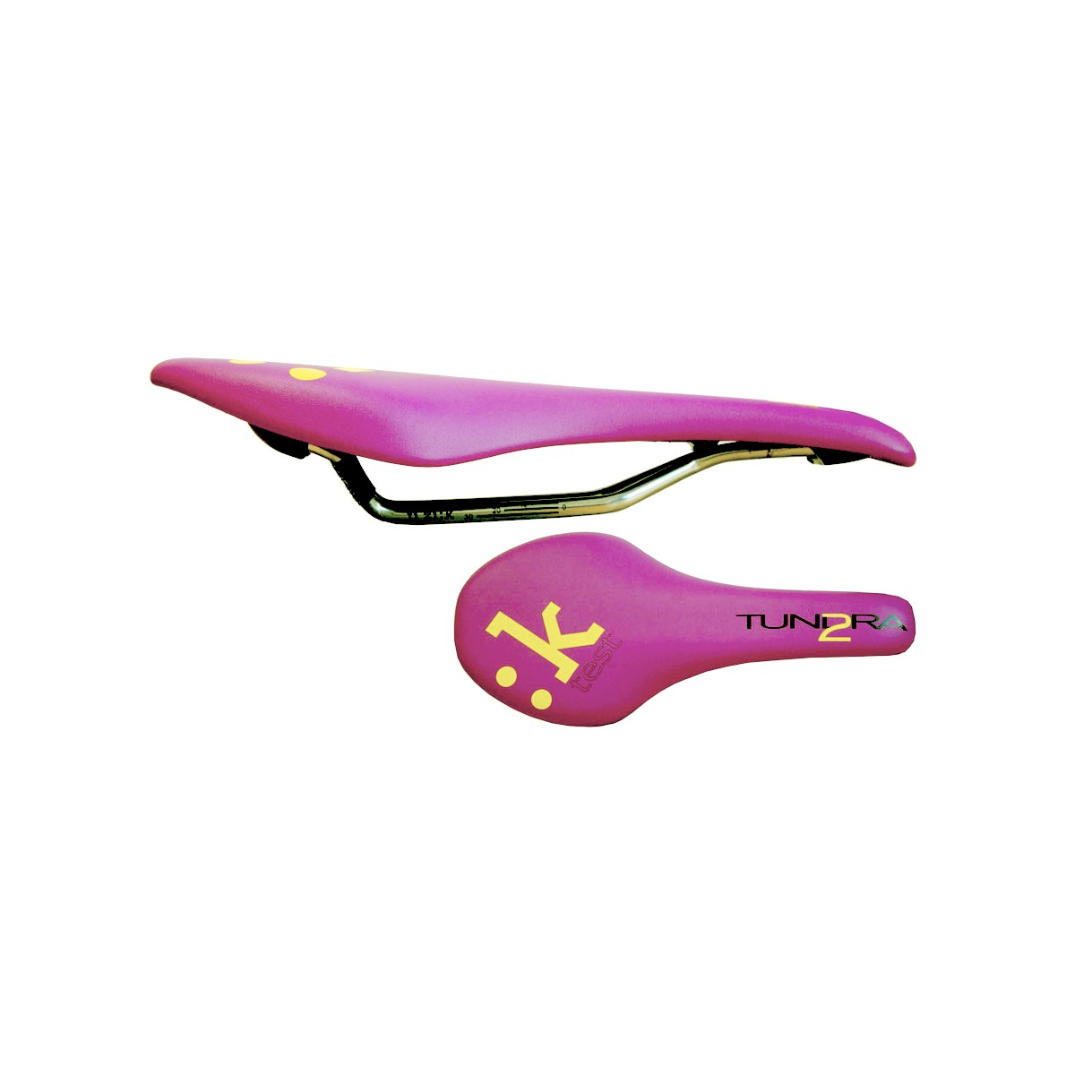 FZKSA100031 SIODŁO - Siodło FIZIK Tundra2 fioletowe SPINE CONNCEPT - Nowe