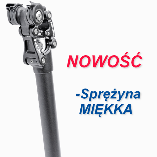 SRSP25-NCX-B309-L35-S - Wspornik siodła SUNTOUR NCX alu.30.9x350mm, sprężyna miękka, czarny