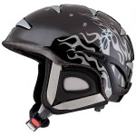 SW-951 - Kask narciarski SKATTO WINTER czarny płomień