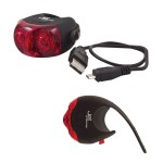 999122 - Lampa Spaninga tył JET 2 diody, na rurę podsiodłową na akumulator