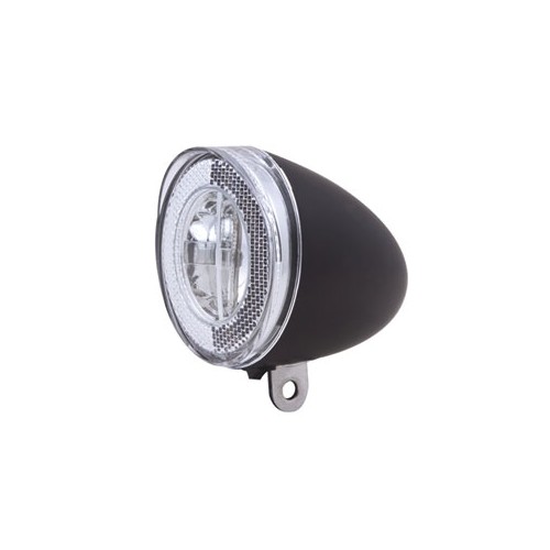 H070308 - Lampa Spaninga przód SWINGO czarna,dynamo, bez uchwytu