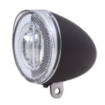 H070308 - Lampa Spaninga przód SWINGO czarna,dynamo, bez uchwytu