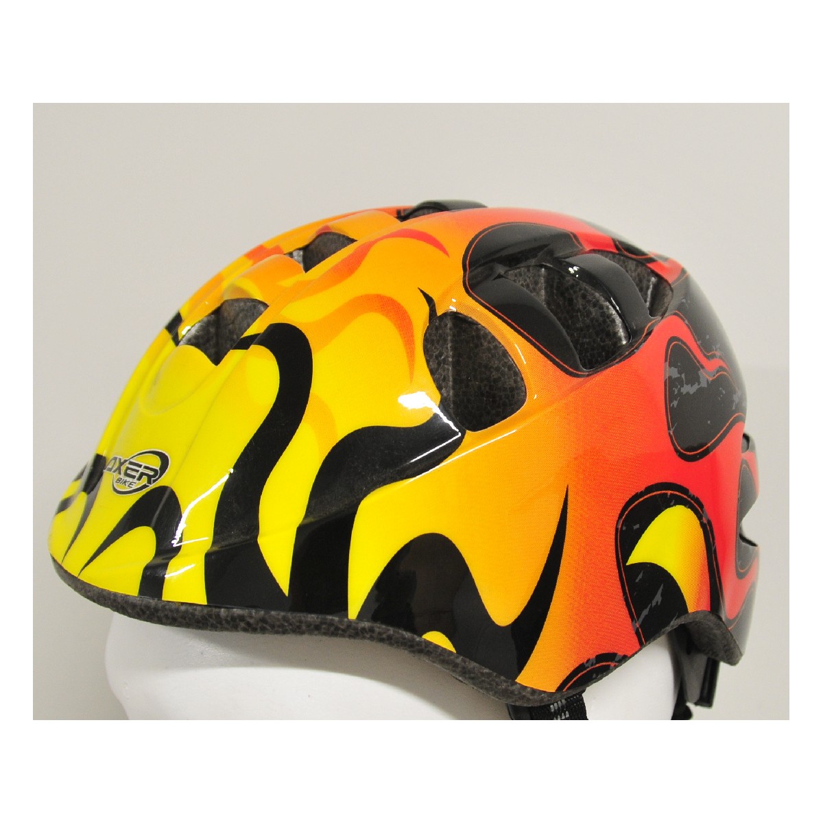 A0232-S - Kask rowerowy dziecięcy Marcel "Bonfire" roz. S (48-52)