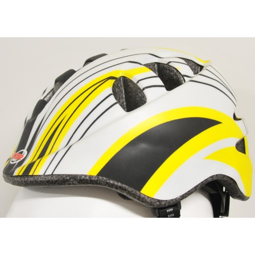 A1872-S - Kask rowerowy dziecięcy Marcel "Yellow" roz. S (48-52)