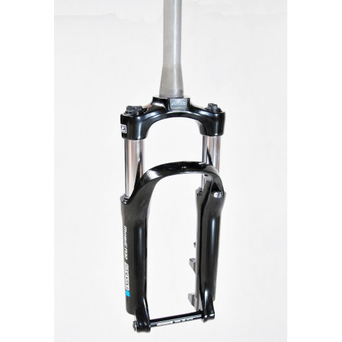 SF21-MOB32-20-D-L-T-Q15 - MOBIE32 20" skok 50mm, AHEAD TAPERED 25cm, sprężyna, oś 15mm, dysk, czarny