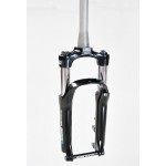 SF21-MOB32-20-D-L-T-Q15 - MOBIE32 20" skok 50mm, AHEAD TAPERED 25cm, sprężyna, oś 15mm, dysk, czarny
