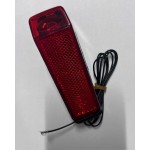 T-15 - Lampa tył żarówka,dynamo,przewód,na błotnik