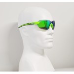 12334 - Okulary Swisseye Panorama,oprawa zielony+czarny mat,szkła przydymione+przezroczyste