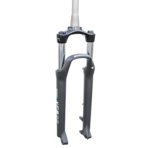 SF26-XCM7-32-LO-D-M-5TA - XCM 27,5" golenie 32mm, skok 100mm,TAPERED 25cm, blok.na gol. dysk sprężyna czarny mat oś 5TA