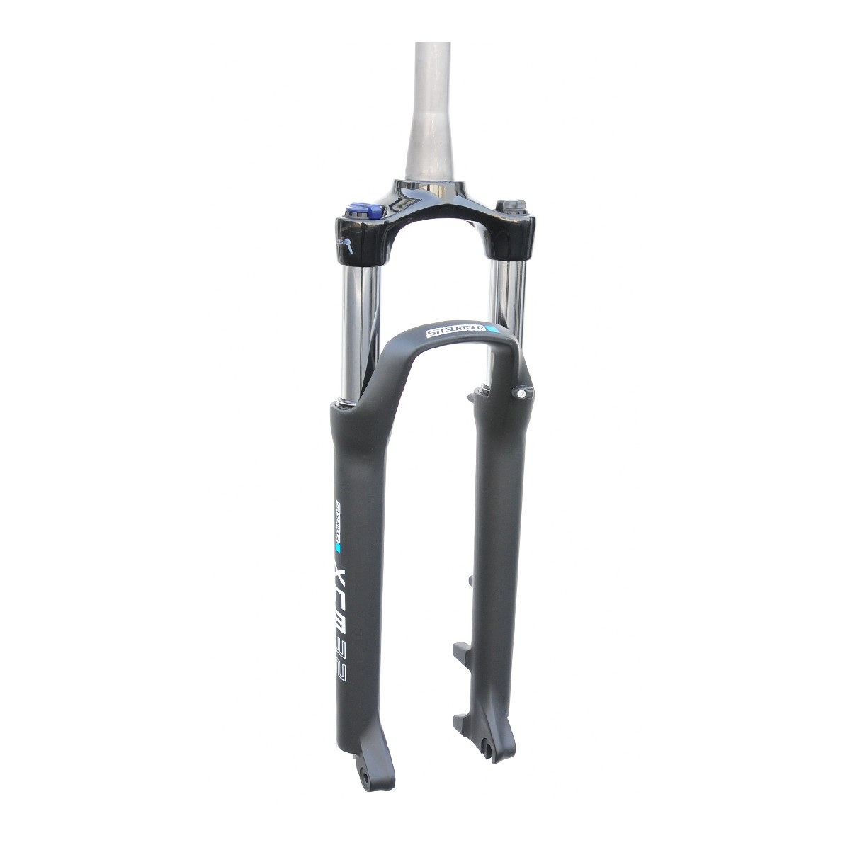 SF26-XCM7-32-LO-D-M-5TA - XCM 27,5" golenie 32mm, skok 100mm,TAPERED 25cm, blok.na gol. dysk sprężyna czarny mat oś 5TA