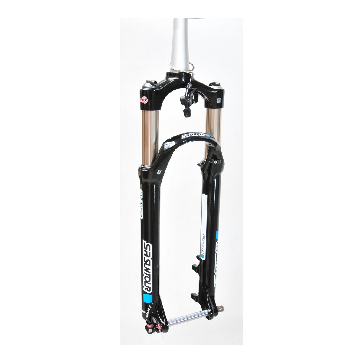 SF8-XCR9+RLR-A-0-L-T-Q15 - XCR34 RLR BOOST 29" skok 100mm TAPERED 25cm AIR dysk, blok.na kier.reg.odbicia, oś 15x110