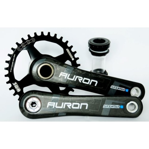 CW8-ARN-AX-S34 - Mechanizm korbowy AURON AX 11s CARBON tarcza 34 alu.
