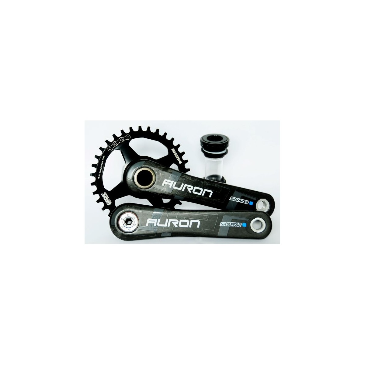 CW8-ARN-AX-S34 - Mechanizm korbowy AURON AX 11s CARBON tarcza 34 alu.