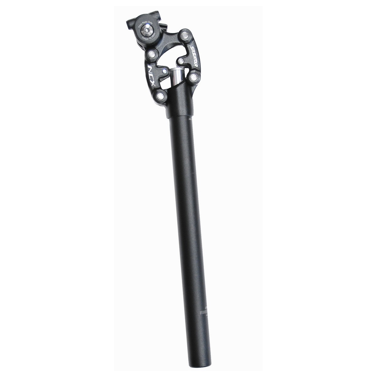 SRSP12-NCX-B272-L35 - Wspornik siodła SUNTOUR NCX alu.27.2x350mm, sprężyna średnia, czarny