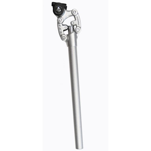 SRSP12-NCX-B272-S - Wspornik siodła SUNTOUR NCX alu 27.2x400mm,sprężyna średnia, srebrny