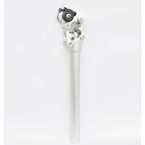 SRSP25-NCX-B316-S - Wspornik siodła SUNTOUR NCX alu 31.6x400mm, sprężyna średnia, srebrny