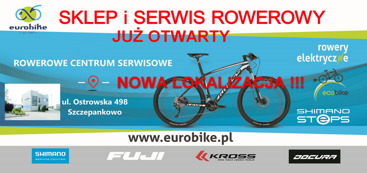 Sklep i serwis rowerowy Eurobike ul. Ostrowska 498 – Poznań Szczepankowo