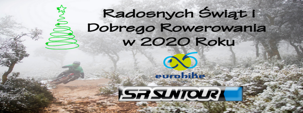 Radosnych Świąt i Dobrego Rowerowania w 2020 roku życzy Zespół Eurobike