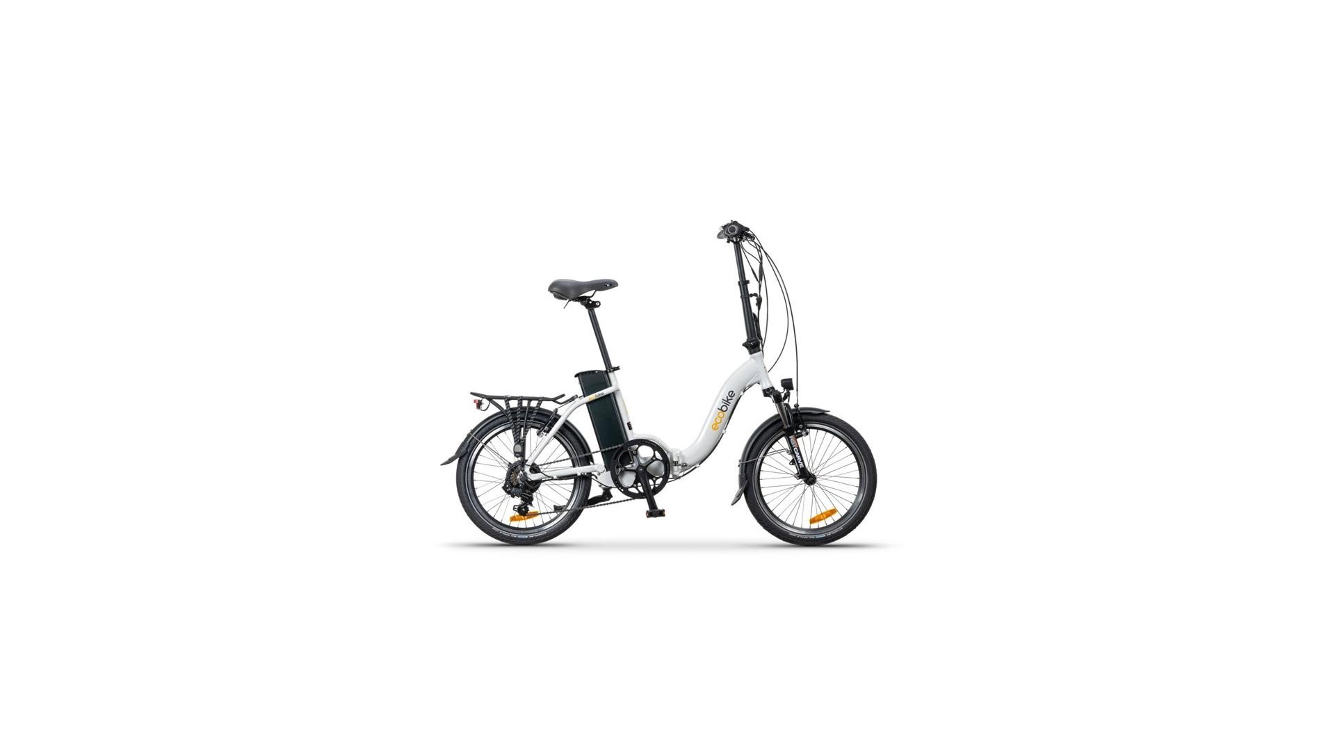 Rower elektryczny składany Ecobike EVEN WHITE 10,4Ah - ECBEVENWH