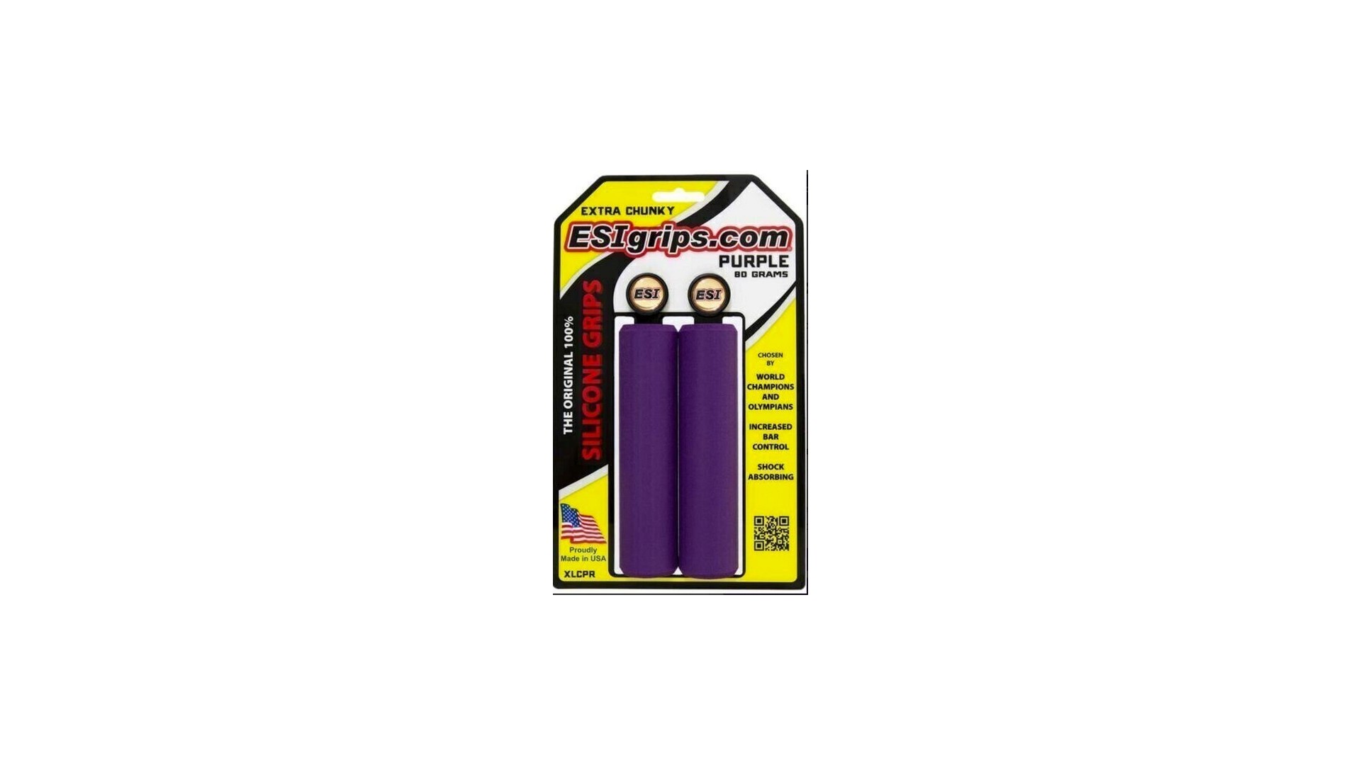 Chwyty kierownicy ESI GRIPS- Extra Chunky - kolor fioletowy - XLCLM