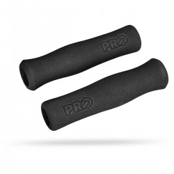 Chwyty kierownicy PRO Foam 34.5mm x 125mm czarne - PRGP0020
