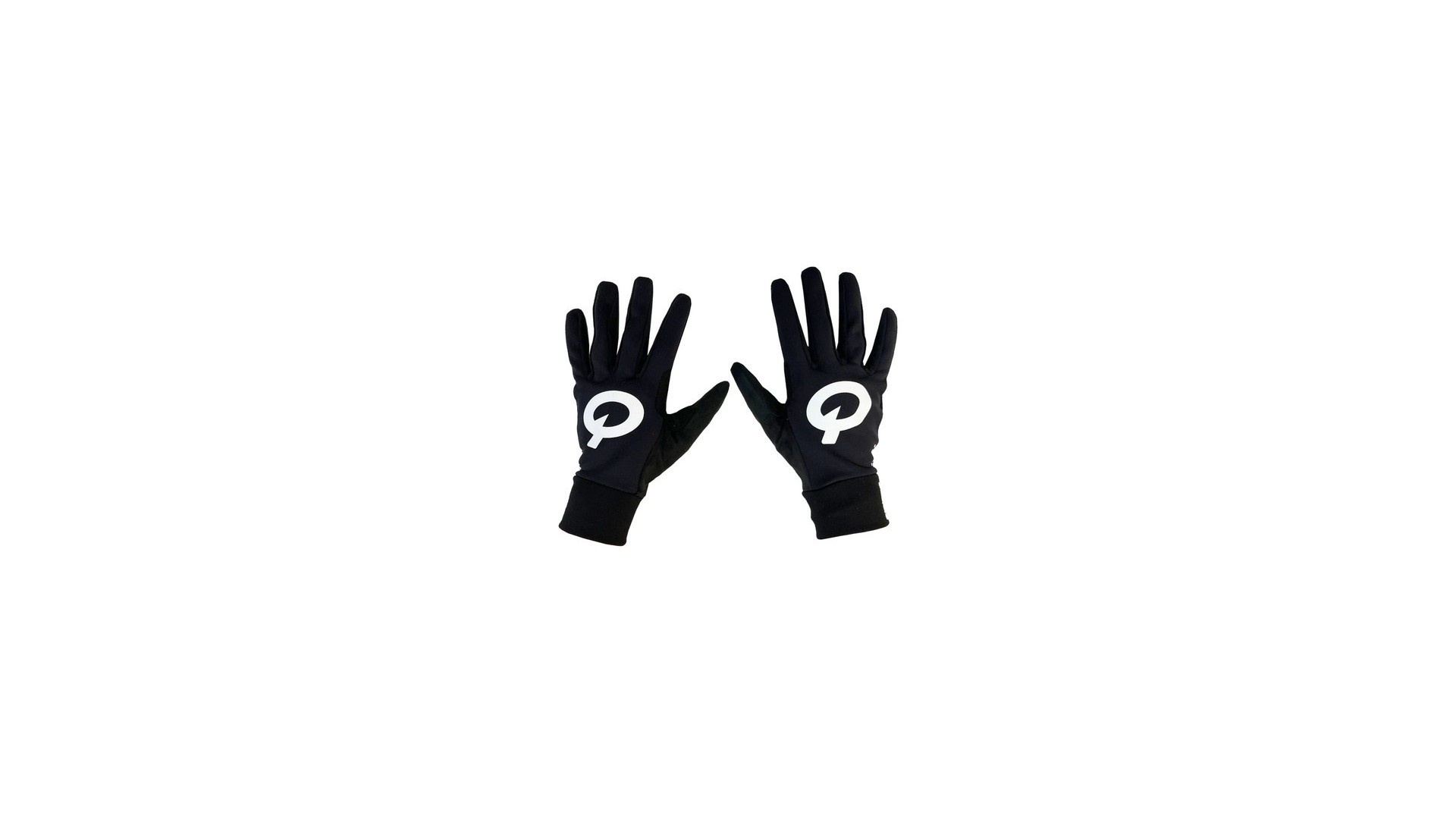 Rękawiczki PROLOGO KLYMA zimowe, długie palce, czarne z białym logo, roz. L - PR-GLOVELFBW11-L