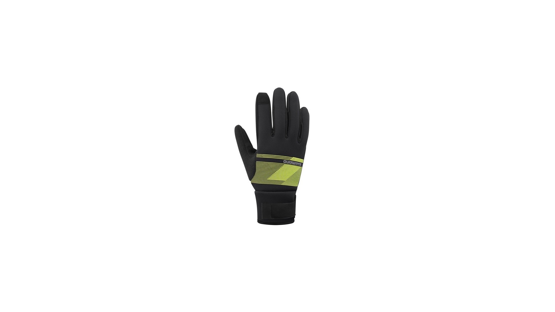 Rękawiczki Shimano Windbreak Thermal Neon Yellow r.XL - CWGLBWUS32MY0707