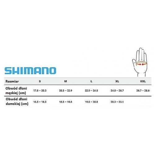 Rękawiczki Shimano Airway czarne L - CWGLBSVS61ML0106