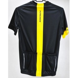 Koszulka na rower KROSS Pave czarno-żółta  r.M - T4COD000011MBKYL