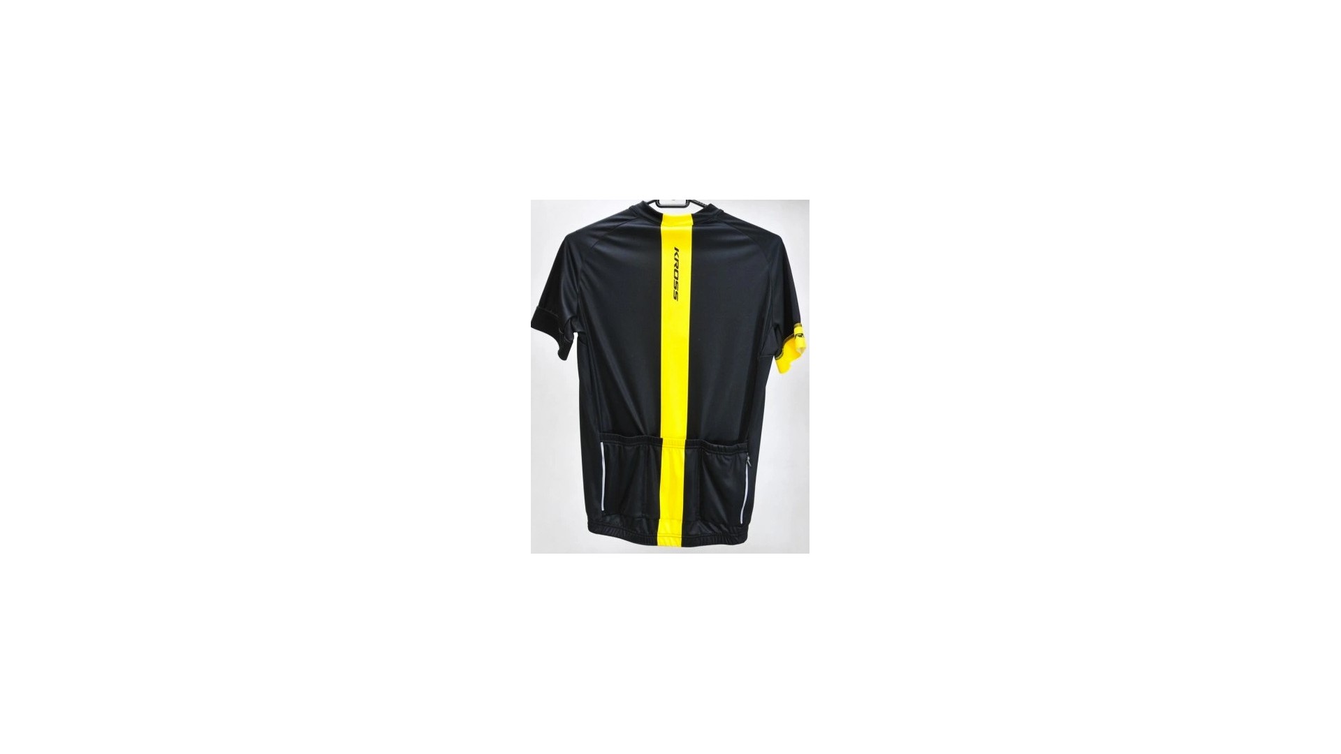 Koszulka na rower KROSS Pave czarno-żółta  r.S - T4COD000011SBKYL