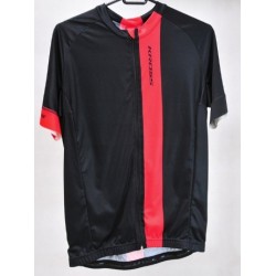 Koszulka na rower KROSS  Pave czarno-czerwona r. M  - T4COD000011MBKRD