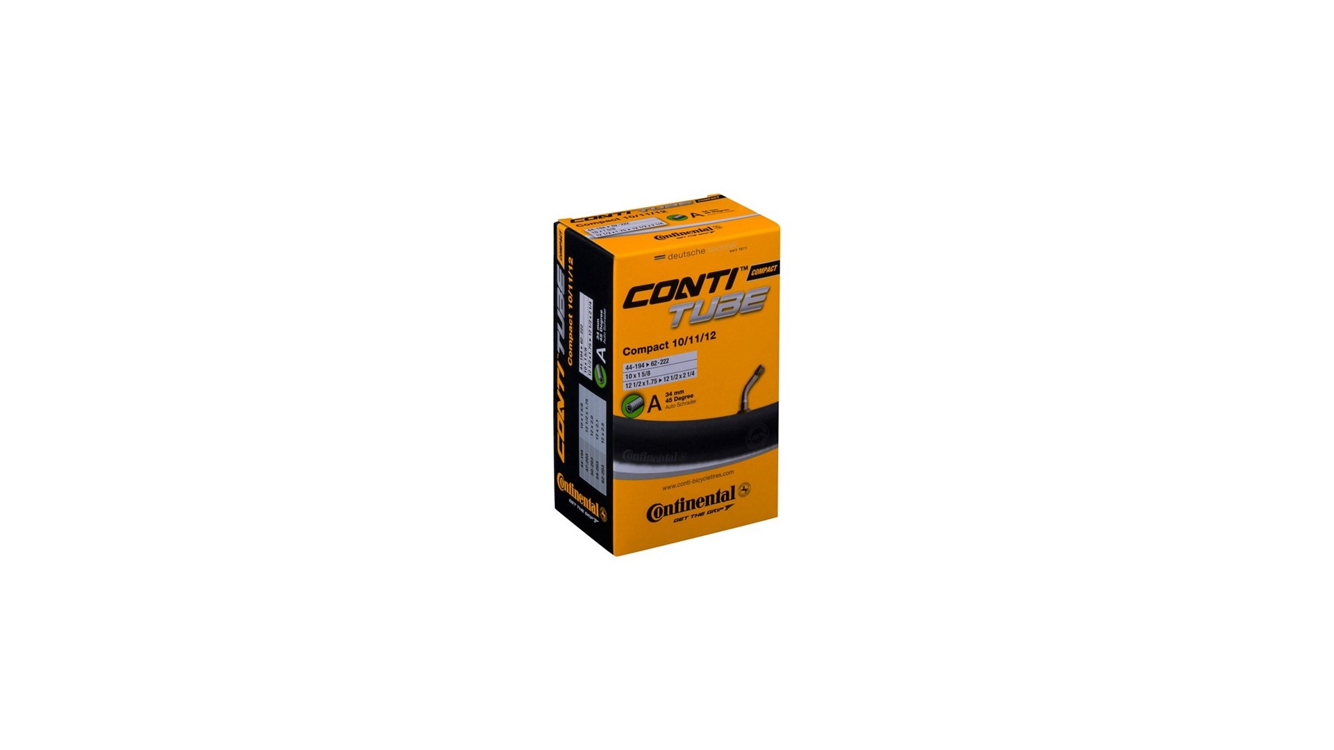 Dętka Continental COMPACT 10/11/12 Auto 34mm 44-194/62-222 - CO0182211