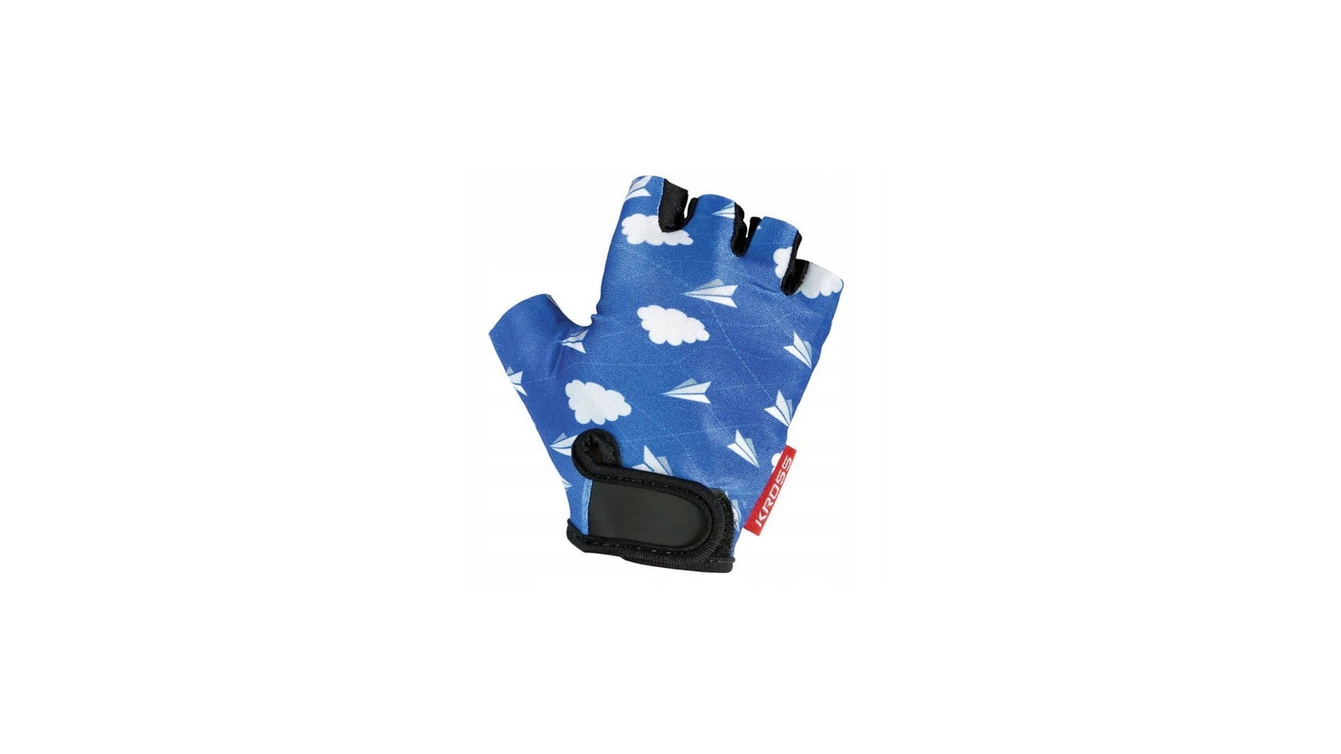 Rękawiczki  KROSS Joy dziecięce niebieskie w chmurki r.XS - T4COD000032XSBLWH